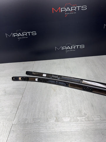 BMW G80 M3 21-24 ROOF RACK MOULDINGS TRIMS BLACK LEFT RIGHT *GLUE RESIDUE*