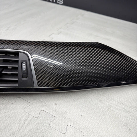 15-20 BMW F83 M4 Carbon Fiber Interior Dash Dashboard Trim Set OEM