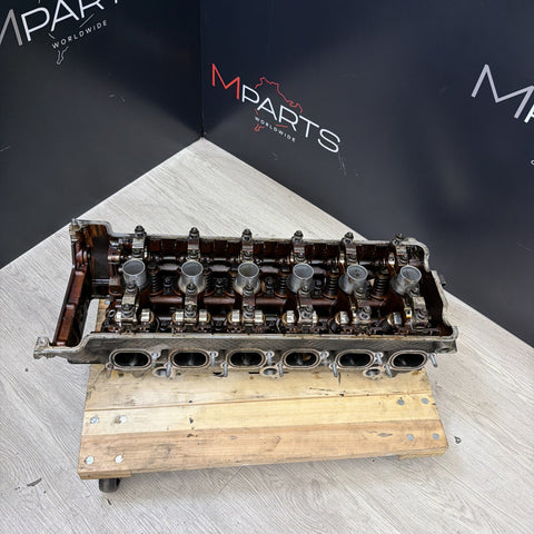 01-06 BMW E46 M3 S54 Motor Engine Cylinder Head Complete No Cams