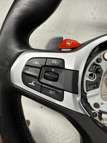 OEM BMW M5 M8 F90 F91 F92 F93 M Sport Leather Steering Wheel *See All Pics