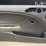 01-06 BMW E46 M3 FRONT DRIVER LEFT SIDE DOOR PANEL CARD BLACK OEM