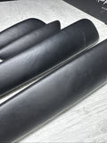 01-06 BMW E46 M3 Convertible Door Upper Arm Rest Armrest Pads Black *Broken Tab*