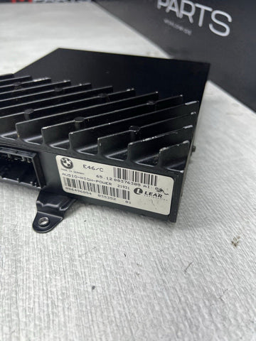 01-06 BMW E46 325 330 M3 HIFI SYSTEM AUDIO AMP AMPLIFIER 651208376305 LEAR OEM