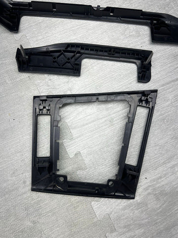 01-06 BMW E46 M3 Convertible Interior Armrests Trim Set Piano Black *Notes*