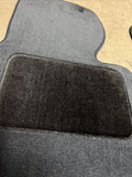 Genuine 01-06 BMW E46 M3 Convertible Carpets Floor Mats Black Front & Rear