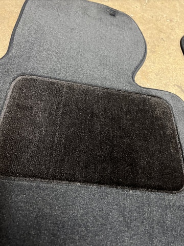 Genuine 01-06 BMW E46 M3 Convertible Carpets Floor Mats Black Front & Rear
