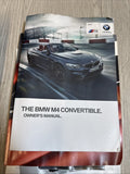 OEM BMW 15-20 F83 M4 CONVERTIBLE OWNERS MANUAL BOOK BOOKS BOOKLETS POUCH