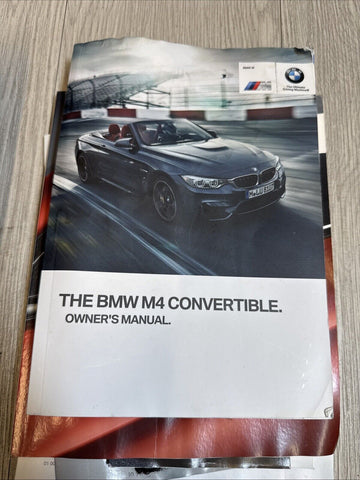 OEM BMW 15-20 F83 M4 CONVERTIBLE OWNERS MANUAL BOOK BOOKS BOOKLETS POUCH