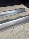 01-06 BMW E46 M3 Rocker Panel Side Skirts OEM Silver & Silver Grey Pair