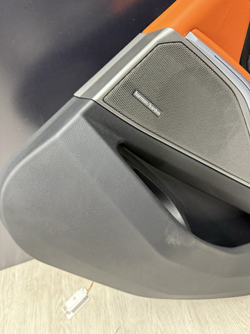 BMW 21-26 G80 M3 Rear Right Kyalami Orange Leather Door Panel