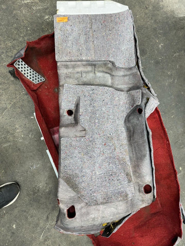 Honda S2000 S2K Full OEM Genuine Garnish Red Interior Floor Carpets