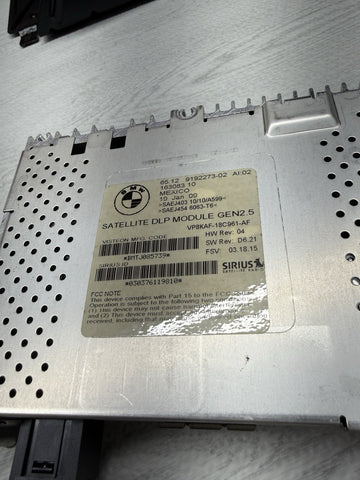 07-13 BMW E46 M3 E70 E71 X5 X6 Sirius Satellite Radio Reciver DLP Module Gen 2.5