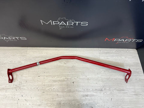 01-06 BMW E46 325 330 M3 Coupe Lower SeatBelt Seat Belt Holder Bar Brace Red