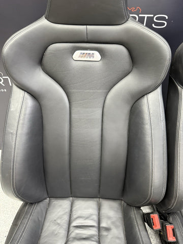 15-20 BMW F82 M4 Coupe Original Black Interior Front Seats
