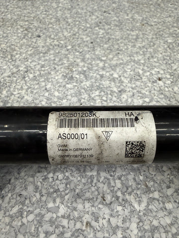 OEM 982501203K Rear Axle Shaft Porsche 718 Cayman GT4 RS GT4RS