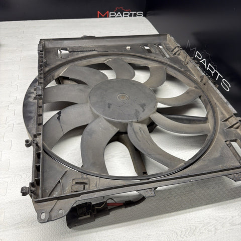 BMW E90 E92 E93 M3 08-13 ENGINE RADIATOR COOLING FAN & SHROUD OEM 2283621 *Chip*