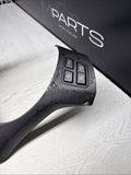 08-13 BMW E90 E92 E93 M3 Steering Wheel Trim Cover Black + Buttons *Peeling*