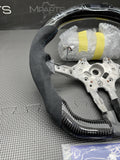 15-20 BMW F80 F82 F83 M3 M4 OHC Carbon fiber Steering Wheel Manual DCT Led