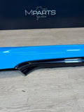 08-13 BMW E92 E93 M3 OEM Left Side Skirt Rocker Panel Jerez Black Wrapped Blue