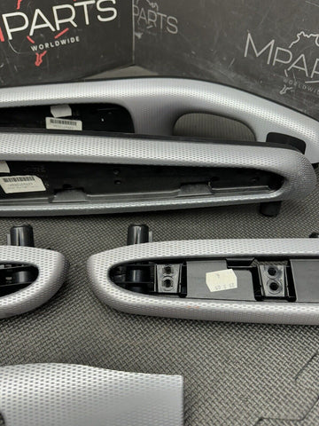 01-06 BMW E46 M3 Coupe Interior Armrests Trim Set Competition Trim Cube