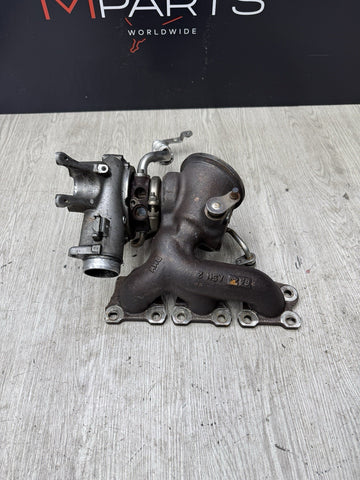 BMW 15-20 F80 F82 F83 M3 M4 S55 ENGINE FRONT TURBO CHARGER OEM 7850278 *Seized