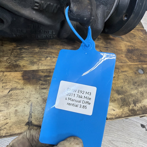 BMW E90 E92 E93 M3 Manual Rear Differential Diff 3.85 Ratio 2283005