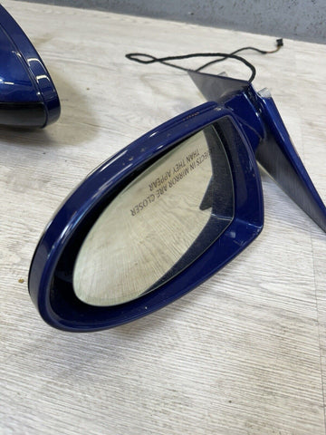 2006-2008 BMW E63 E64 M6 Door Mirrors Set Interlagos Blue