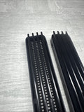 01-06 BMW E46 M3 BLACK Right Left Fender Vents Grille Grills Trims NO EMBLEM