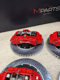 NEW 01-06 BMW E46 M3 BREMBO Big Brake Kit Red Calipers Rotors Set Plug Play