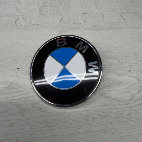 08-13 BMW E93 335 M3 Convertible Trunk Lid Rear Round Emblem Badge Genuine OEM
