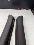 2001-2006 BMW E46 M3 Coupe Front A Pillars Trims Cover Black OEM