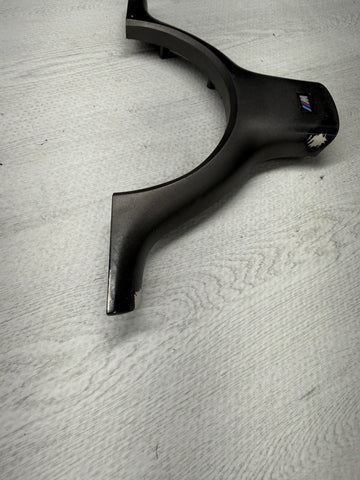 OEM 01-06 BMW E46 M3 Lower Steering Wheel Trim Cover Plate Titan Shadow Grey