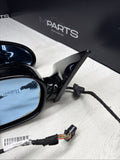 01-06 BMW E46 M3 Side View Door Mirrors Pair Jet Black