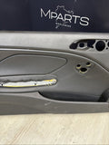 01-06 BMW E46 M3 FRONT DRIVER LEFT SIDE DOOR PANEL CARD BLACK OEM *Scratch*