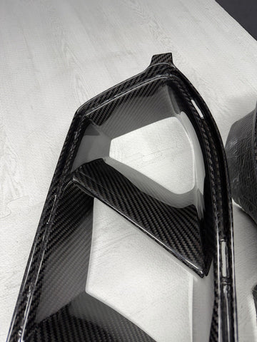 BMW G80 M3 G82 G83 M4 21-26 Carbon Fiber MP Style Bumper Air Ducts