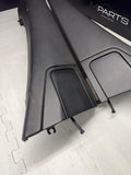 BMW 01-06 E46 325 330 M3 OEM Convertible Rear Top Lateral Trims Panels Black