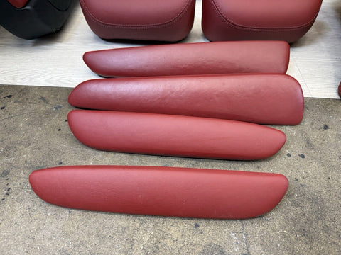 01-06 BMW E46 M3 Coupe Interior Front & Rear Seats Complete Imola Red