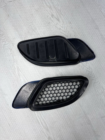 08-13 BMW E90 E92 E93 M3 Hood Scoops Space Blue Pair 8042978