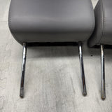 2001-2006 BMW E46 M3 Convertible Grey Rear Headrests Head Rests Pair OEM