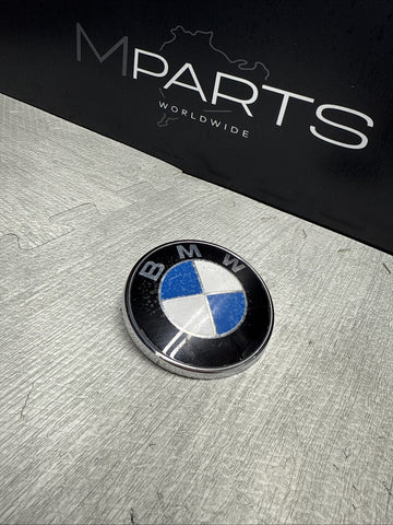 07-13 OEM BMW E93 335 M3 Convertible Trunk Lid Rear Round Emblem Badge Genuine