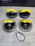 AS IS Set 01-06 BMW E46 M3 BREMBO Big Brake Kit Yellow Calipers Rotors Plug Play