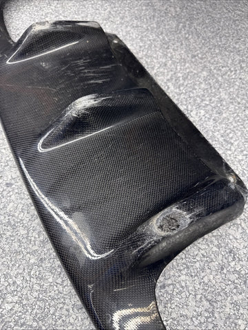 08-13 BMW E92 E93 M3 Carbon Fiber Rear Bumper Diffuser *Cracks
