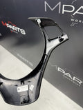 08-13 BMW E90 E92 E93 M3 Lower Steering Wheel Trim Cover Plate Alcantara