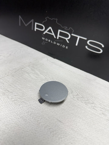 OEM Tow Hook Cover Silver 51117899509 Front Bumper 06-10 BMW E63 E64 M6