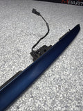 01-03 BMW E46 M3 Coupe Trunk Lid Grip Key Deck Handle Topaz Blue *Crack*
