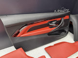 OEM 15-20 BMW F82 M4 LEATHER SEAT SEATS CUSHION INTERIOR SET SAKHIR ORANGE