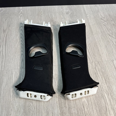 15-19 BMW F80 M3 BLACK HEADLINER B PILLAR TRIM COVER PANEL SET OEM