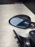 01-06 BMW E46 M3 Side View Door Mirrors Pair Steel Gray  *Notes*