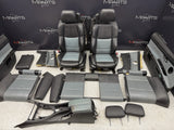 08-13 BMW E93 M3 Convertible Complete Interior Seats Black Silverstone Novillo