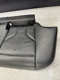 15-18 BMW F80 M3 Sedan Rear Bench Seat Bottom Pad Black Leather Heated OEM